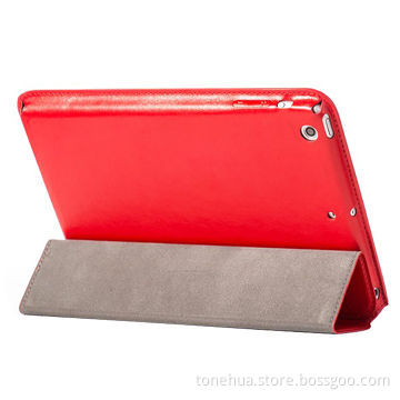 Luxury Leather Stand Slim Smart Cover for iPad Air with 3 Fold Function